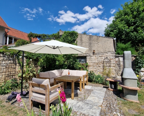 Das alte Pfarrhaus - Garten Sitzecke Org